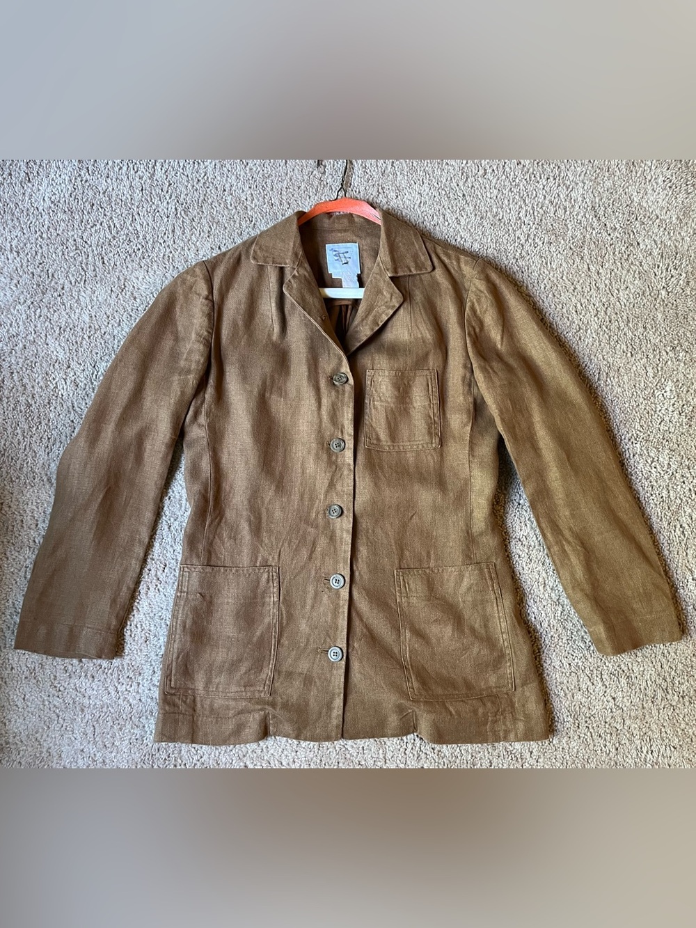 Clifford & Wills Women’s 100% Linen Blazer in brown